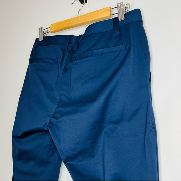 RHÔNE Navy Classic Commuter Stretch Chino Pants 30W - Picture 7 of 8